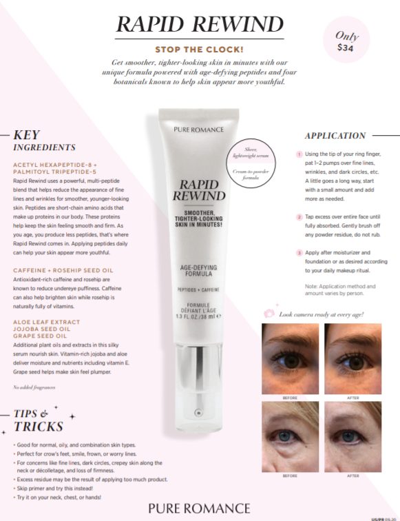 Rapid Rewind Undereye bags be gone
