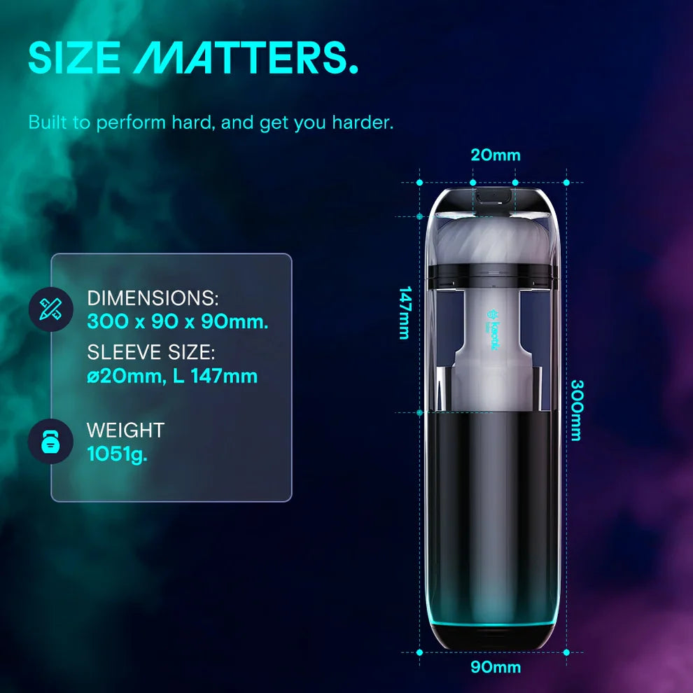 Cocoon Deluxe Throbbing Warming App Control Masturbator
