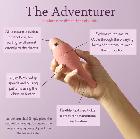 Adventurer Air-Pulse Clitoral Stimulator