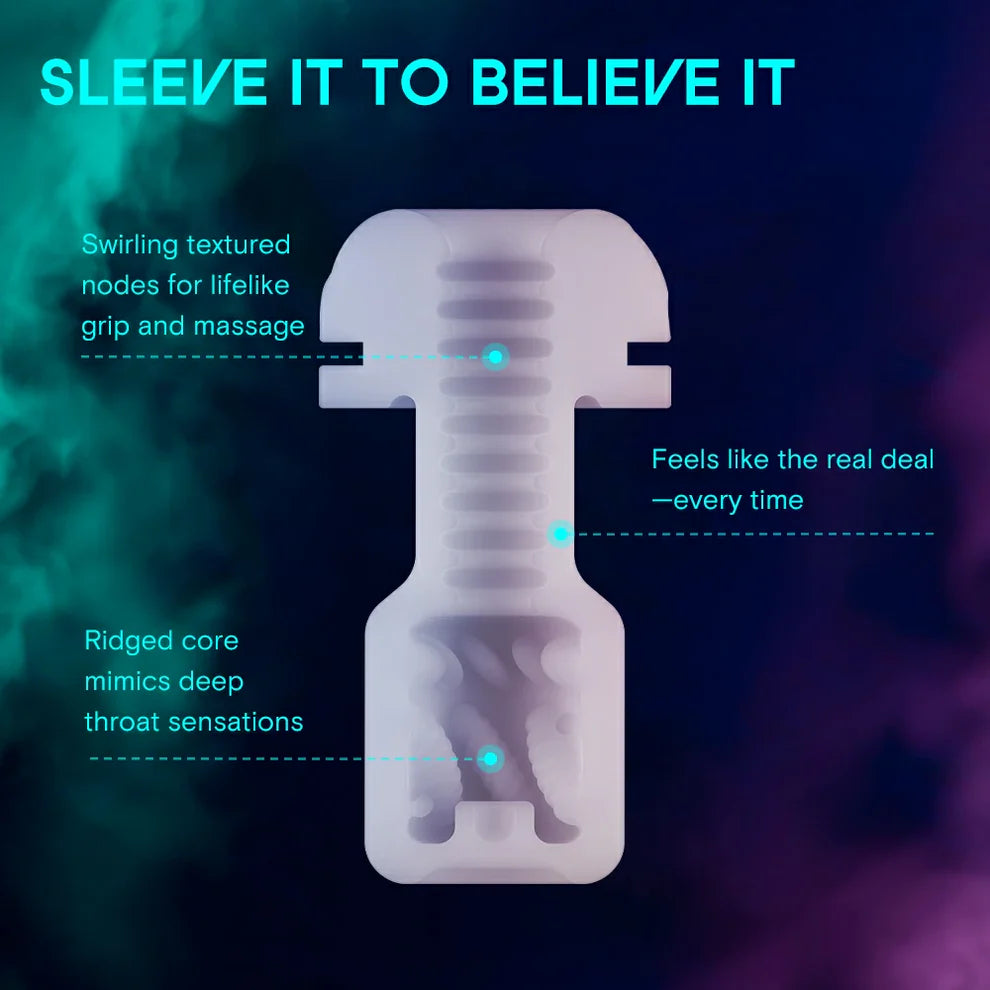 Cocoon Deluxe Throbbing Warming App Control Masturbator