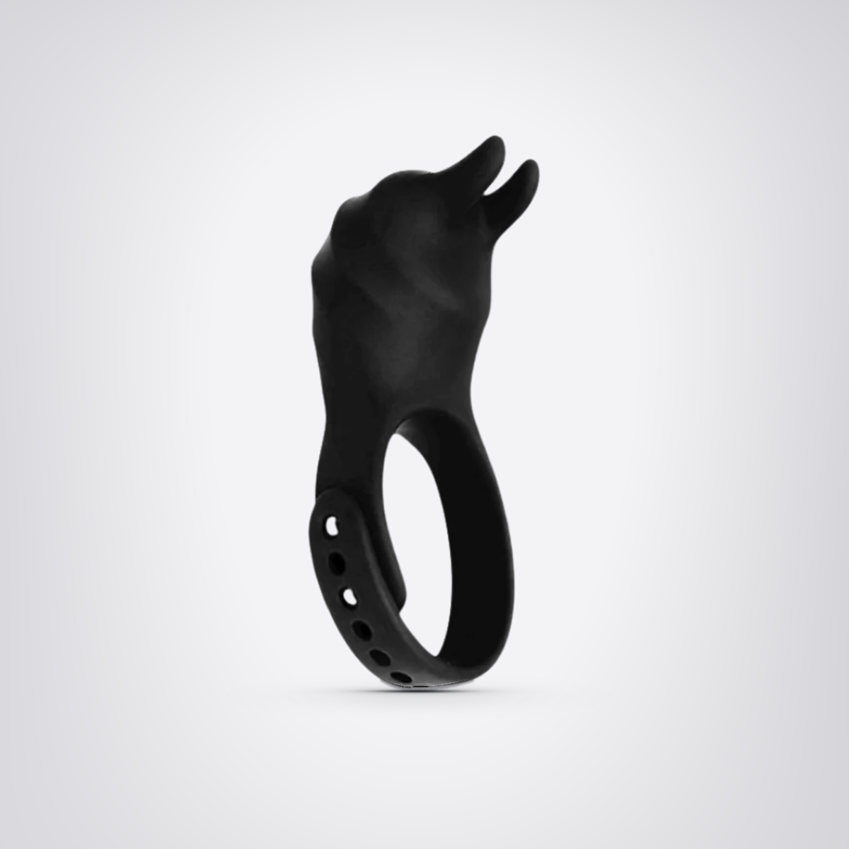 Dark Knight Adjustable C Ring on The Luv Coach cool-gray studio background