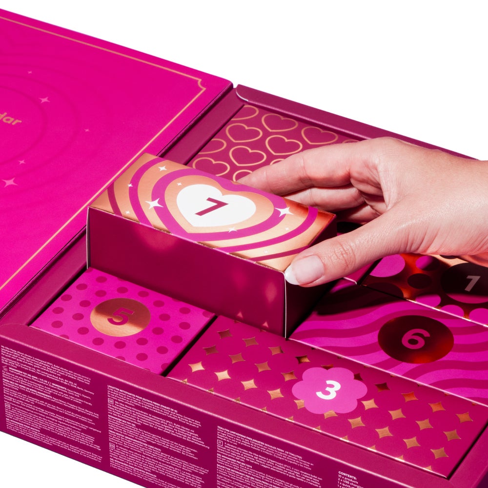 Lovehoney x We-Vibe Romance Advent Calendar 2026 | 7 Days: Opening a numbered drawer