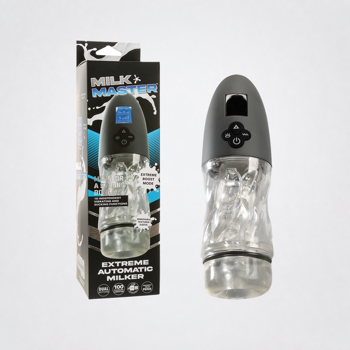 Milk Master Extreme approved gallery image 2 on the Luv Coach grey studio background