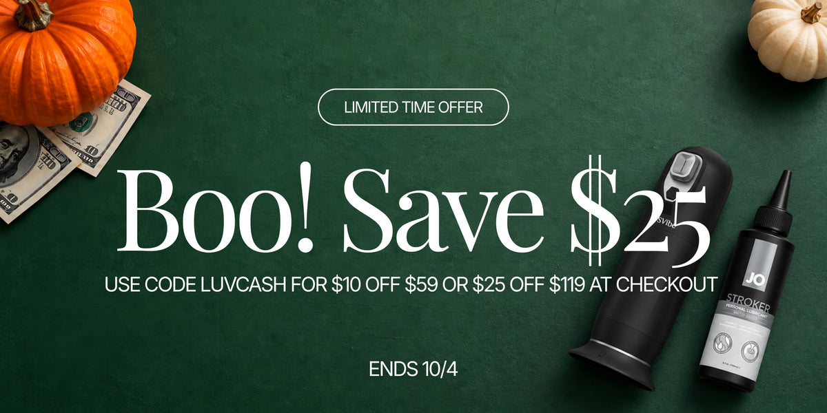 Boo! Save $25. Use LUVCASH for $10 off $59 or $25 off $119 at checkout. Ends October 4.