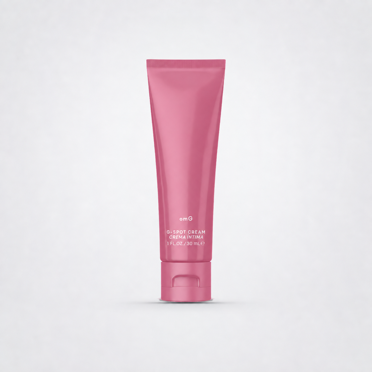 omG G-Spot Activator cream on The Luv Coach neutral studio background