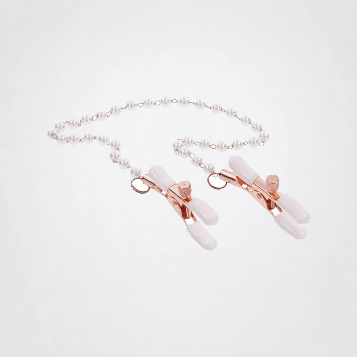 Peaches ‘n Creame pearl nipple clamps product view