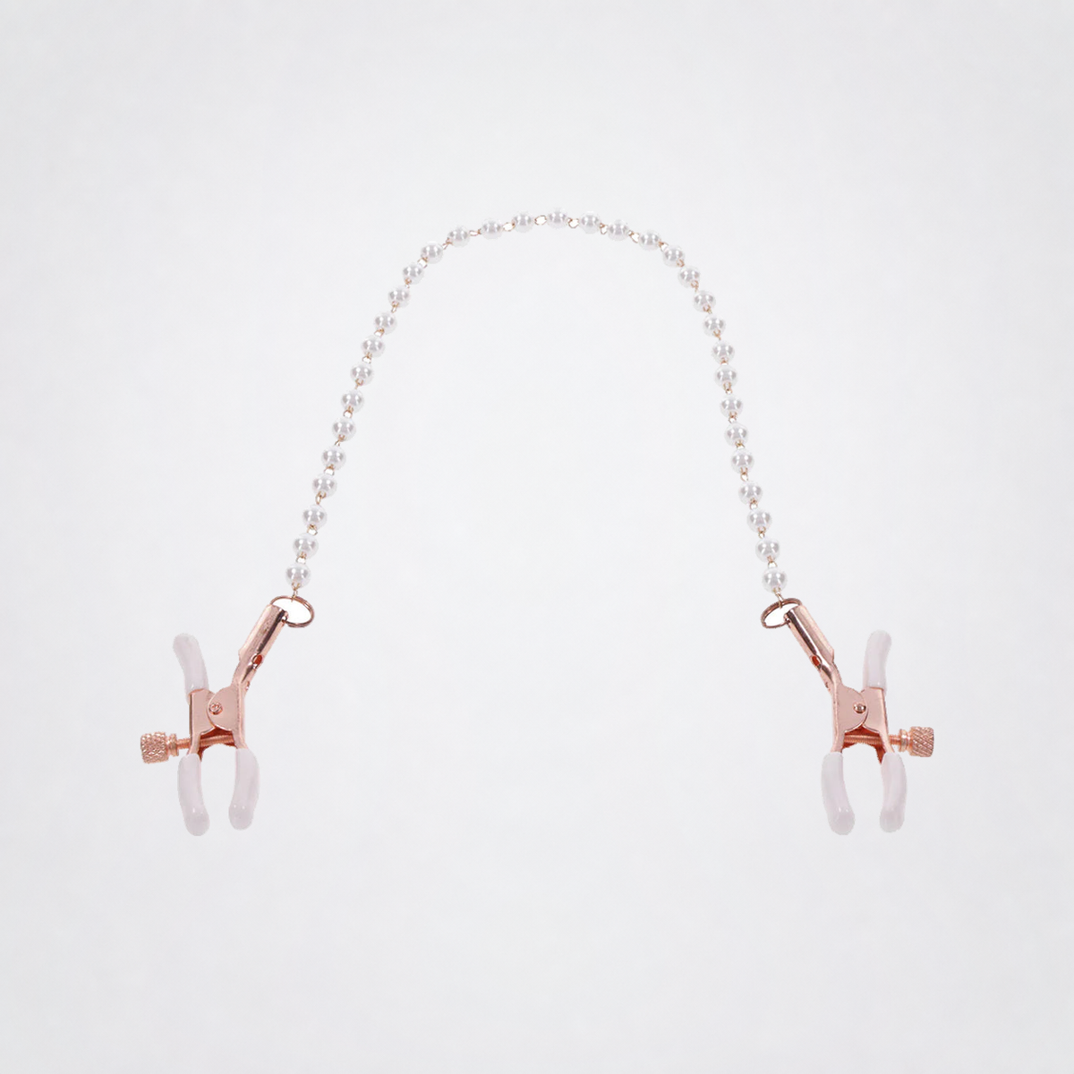 Peaches ‘n Creame pearl nipple clamps product view