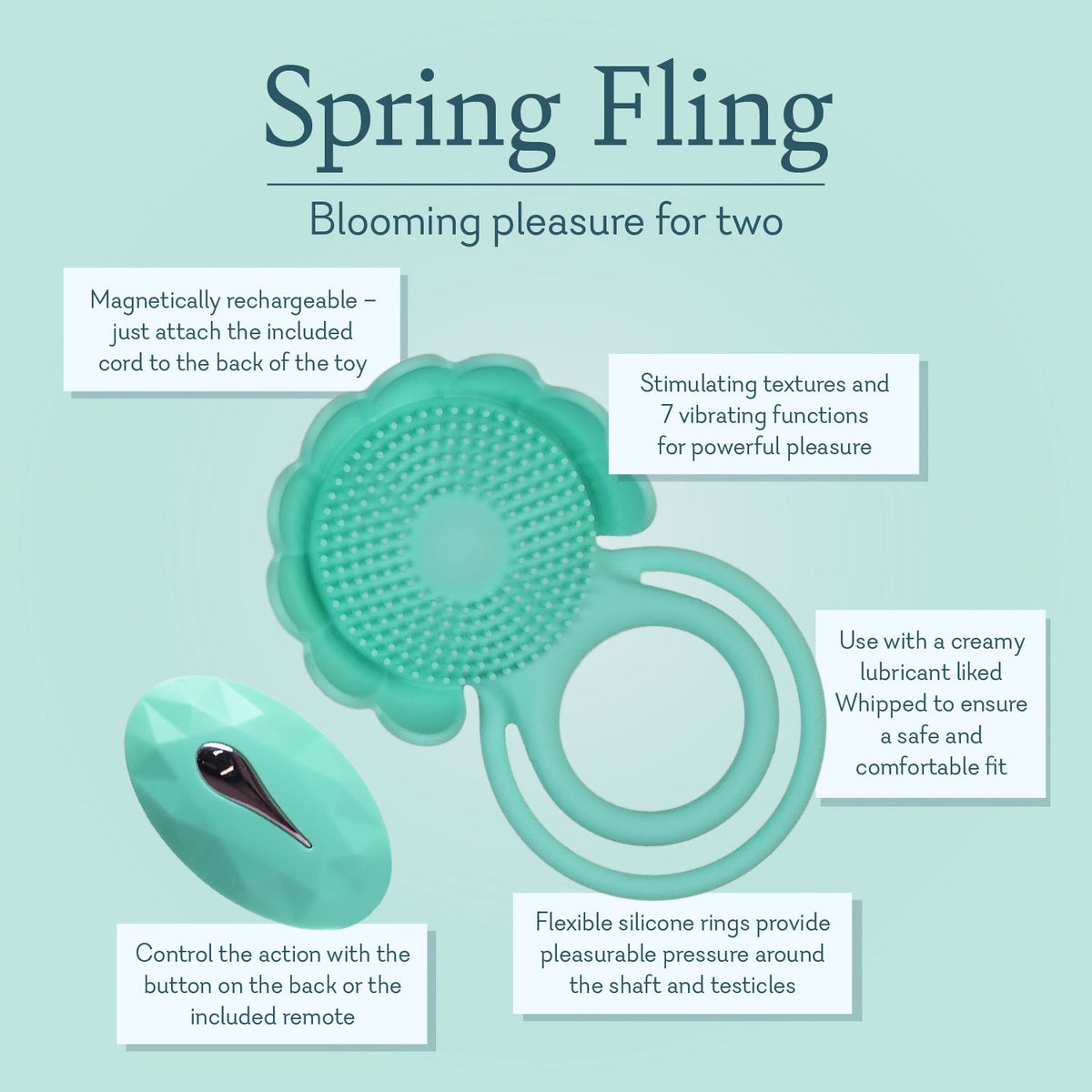 Spring Fling Textured Dual C Ring product image 2