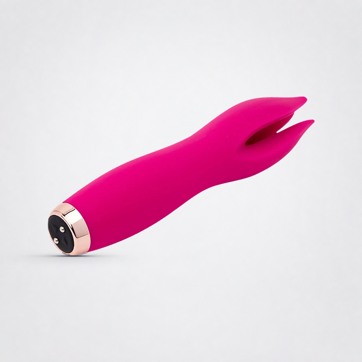 Tulip Bullet Vibrator in magenta, angled view