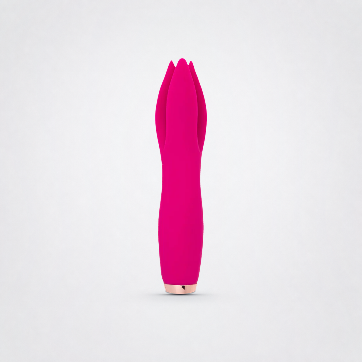 Tulip Bullet Vibrator in magenta, upright view