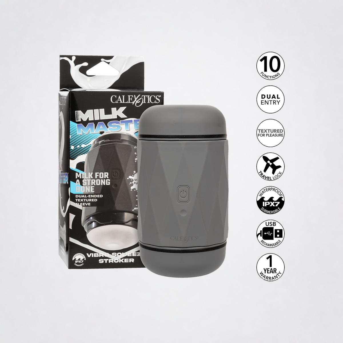 Vibro Squeeze approved gallery image 7 on the Luv Coach grey studio background