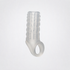 Clear Performance Maxx reversible silicone extender sleeve on The Luv Coach neutral studio background