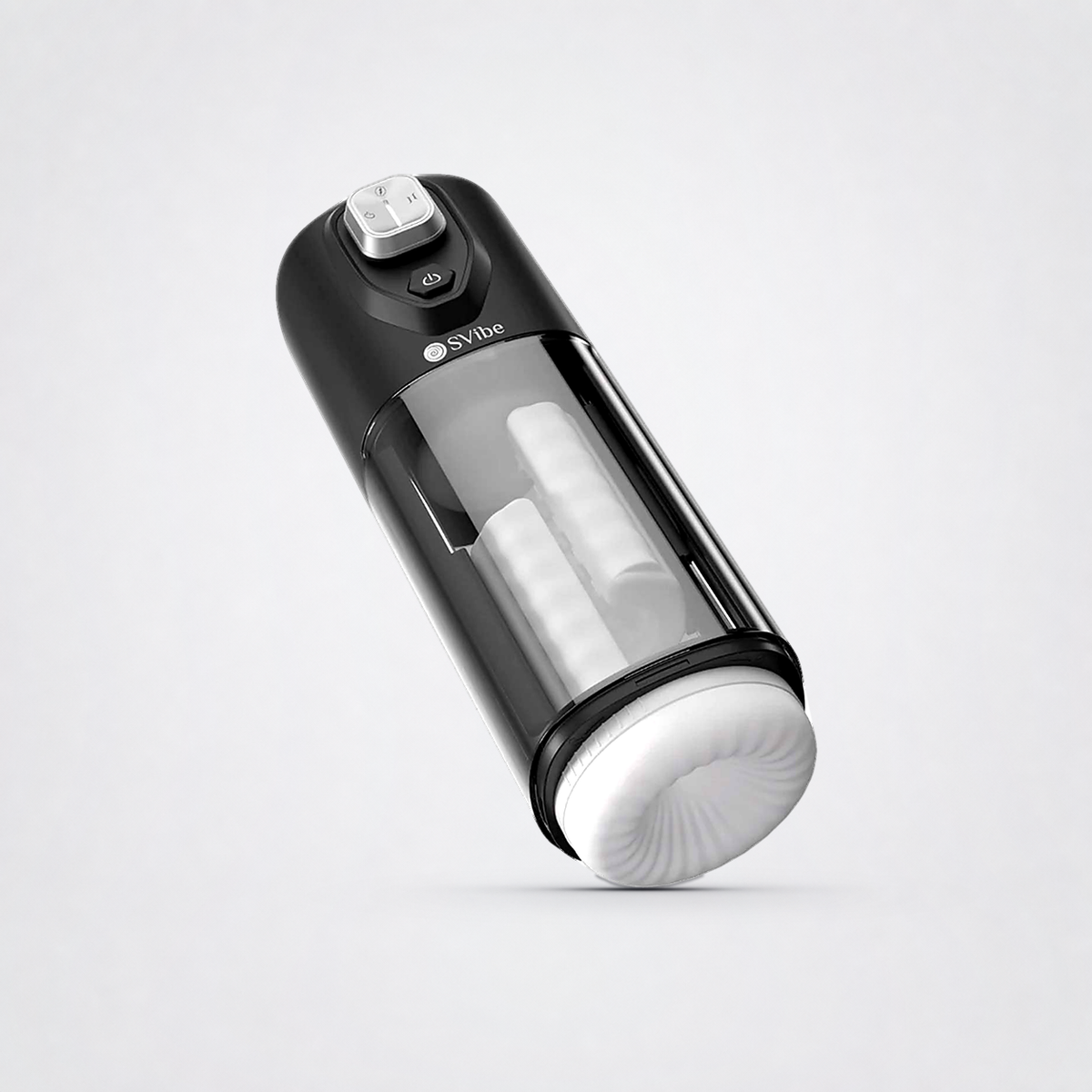 Angled VOLT view showing the ultra-soft opening and transparent chamber