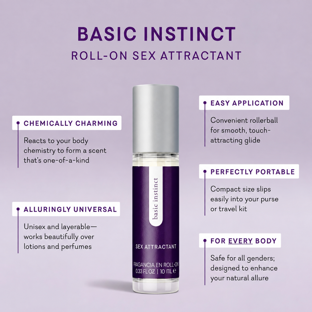 Basic Instinct roll-on pheromone perfume benefits