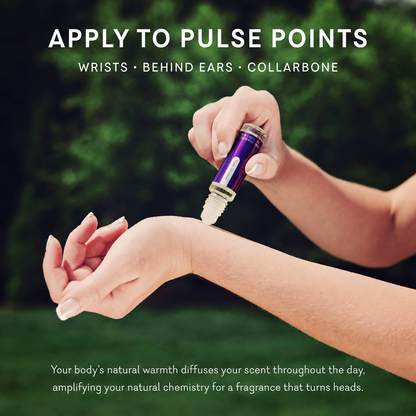 Basic Instinct roll-on applied to wrist pulse points
