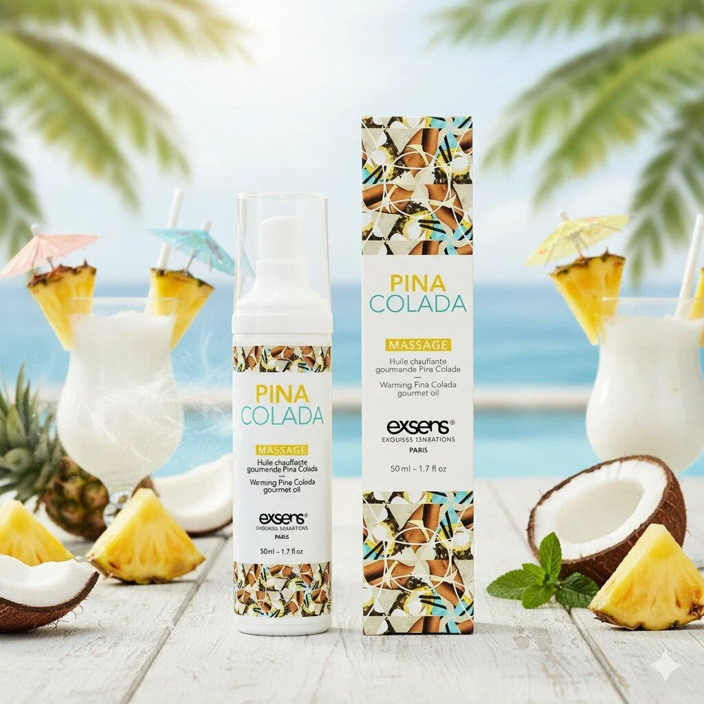 Piña Colada | Exsens warming lickable massage oil with pineapple and coconut