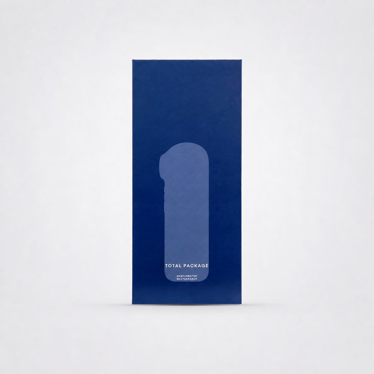 Total Package Deluxe product and retail packaging on the Luv Coach gray studio background