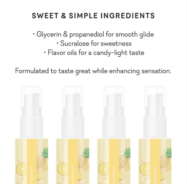 Sensations Flavored Warming Oral Gel - Rub Blow Lick
