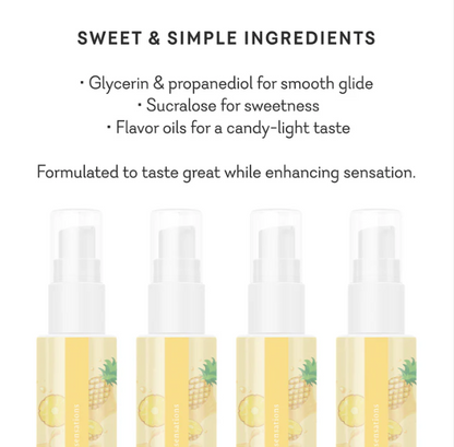 Sensations Flavored Warming Oral Gel - Rub Blow Lick