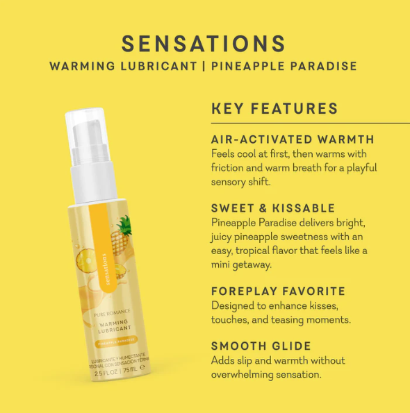 Sensations Flavored Warming Oral Gel - Rub Blow Lick