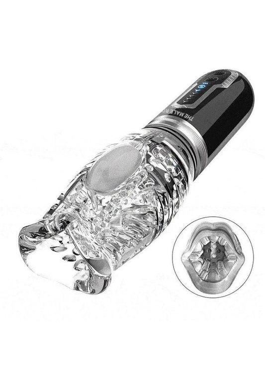Male Rose 3 Rechargeable Thrusting and Rotating Masturbator