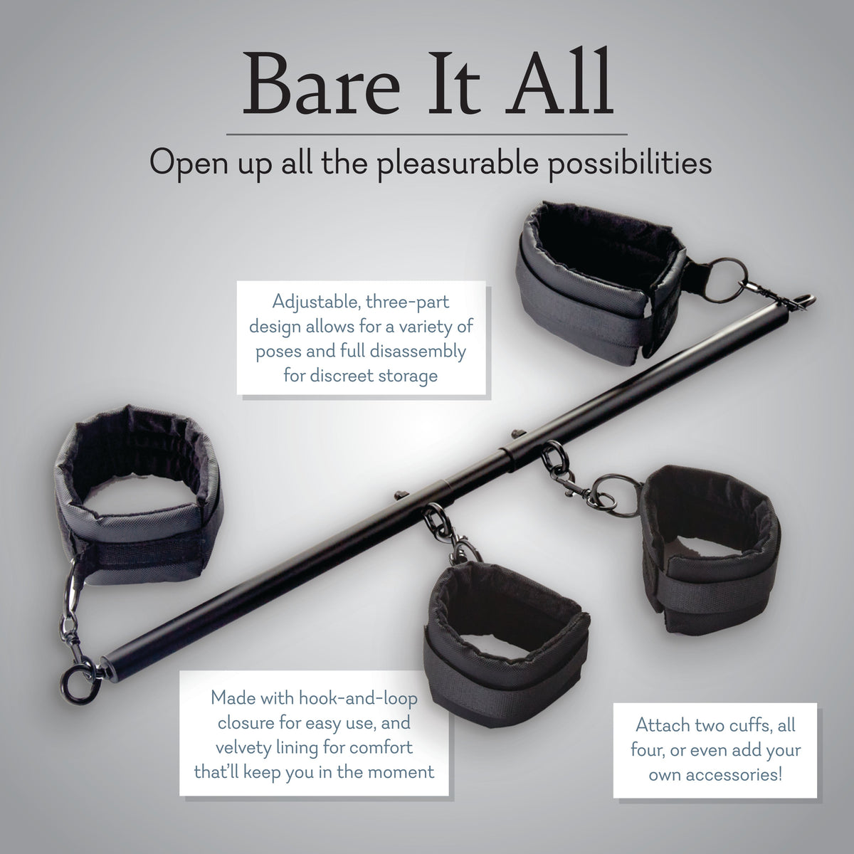 Bare It All Spreader Bar > Blowout Special Last one <