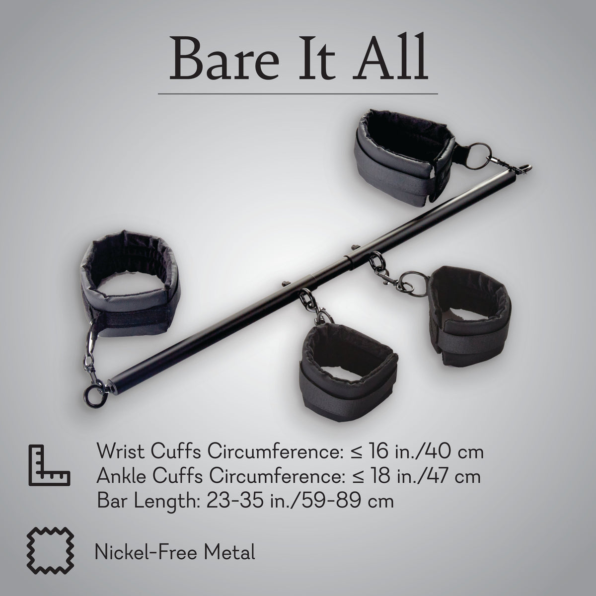Bare It All Spreader Bar > Blowout Special Last one <