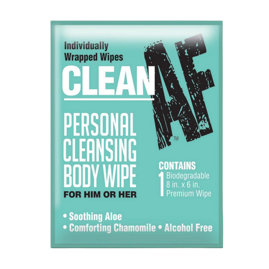 Clean AF Wipes - personal body wipes