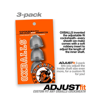 Extender Insert 3 pack for a perfect fit - Size up with confidence