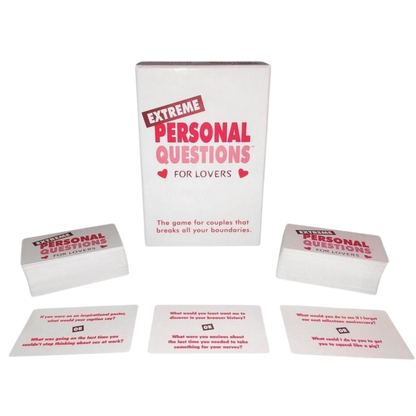 Extreme Personal Questions For Lovers Card Game