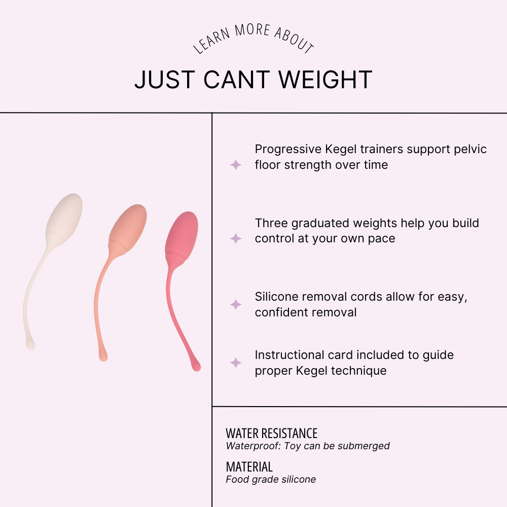 Just Can't Weight Pelvic Floor Exercise System