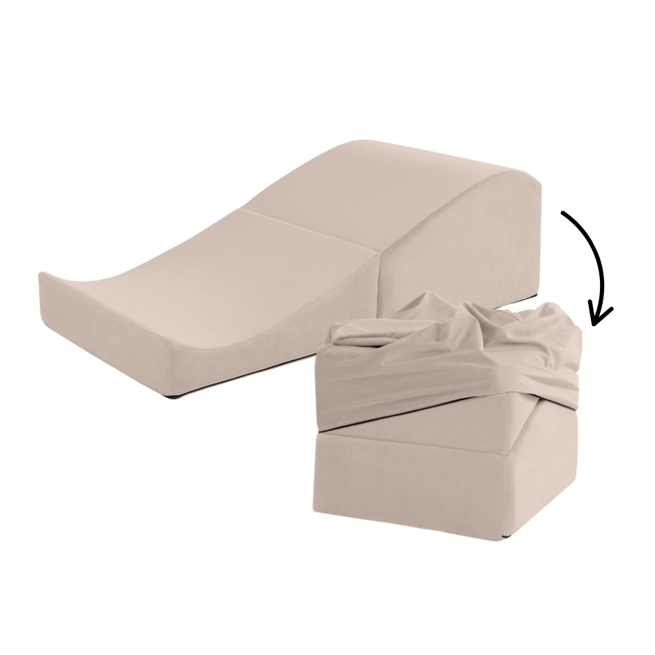 Flip Ramp with Cover (discreet!) - Turns into an ottoman