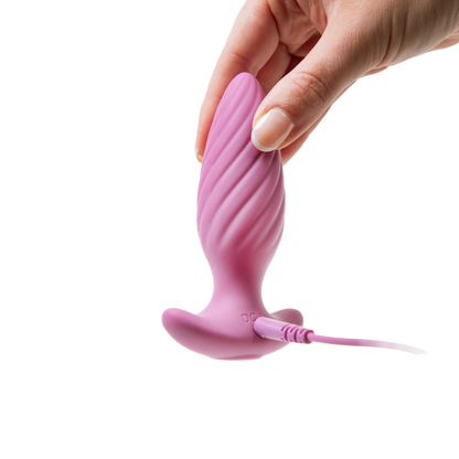 Plot Twist - Silicone Vibrating Butt Plug The Luv Coach Plot Twist - Silicone Vibrating Butt Plug The Luv Coach