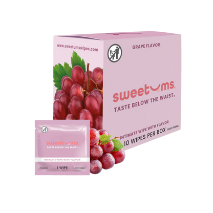 On the Go pH balanced Flavored Wipes (For Her)