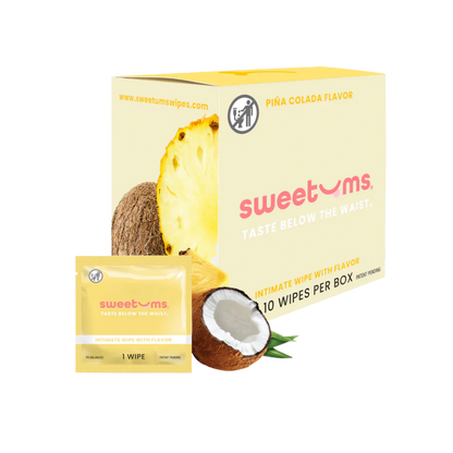 On the Go pH balanced Flavored Wipes (For Her)