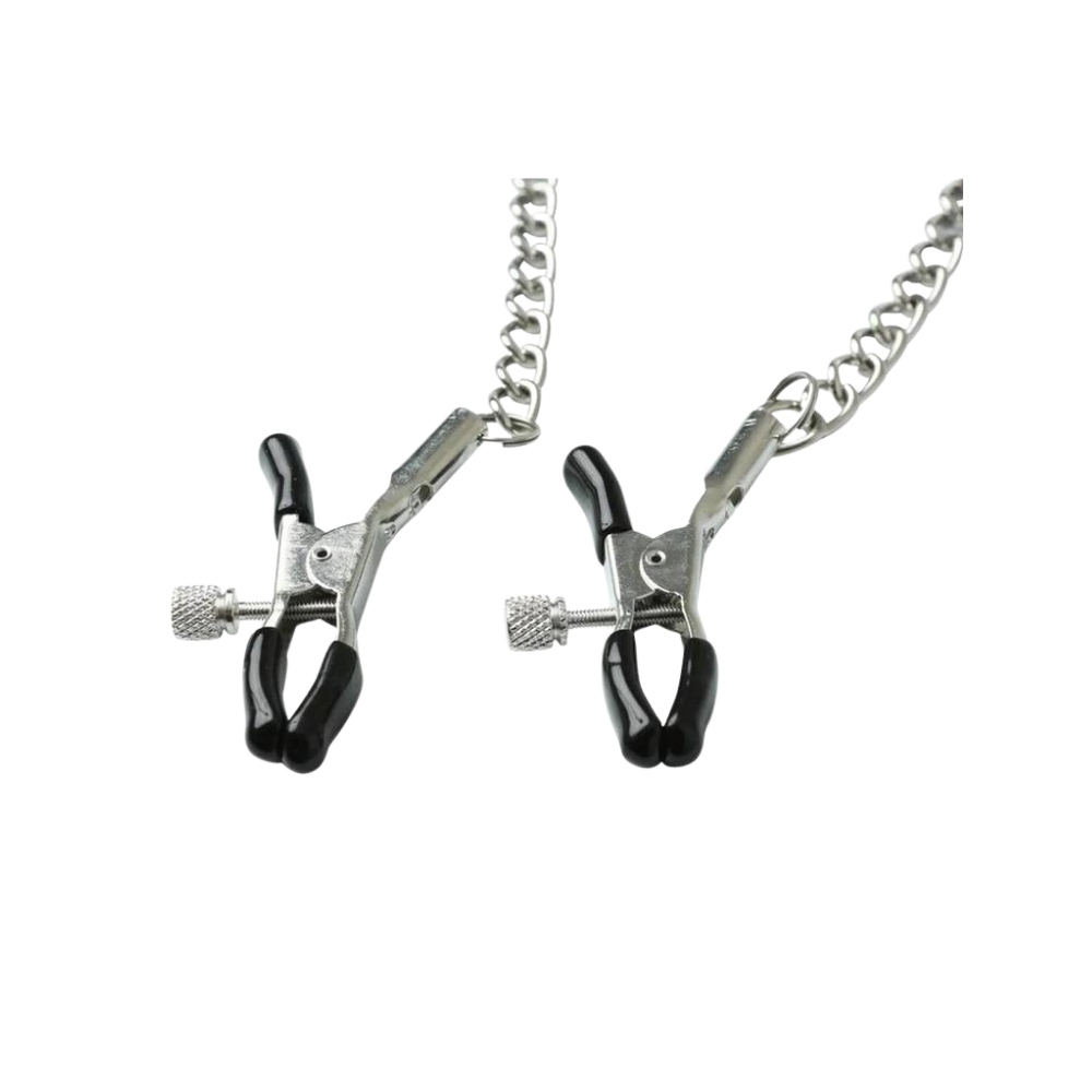 Chained Nipple Clamps