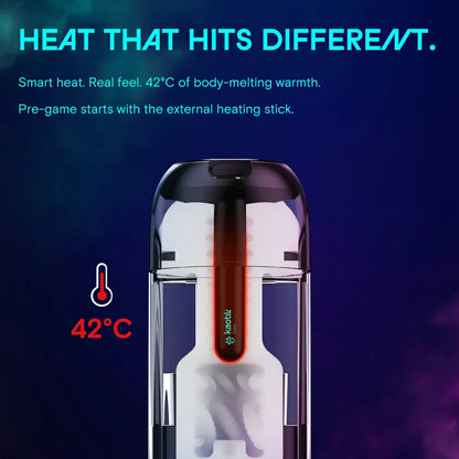 Cocoon Deluxe Throbbing Warming App Control Masturbator