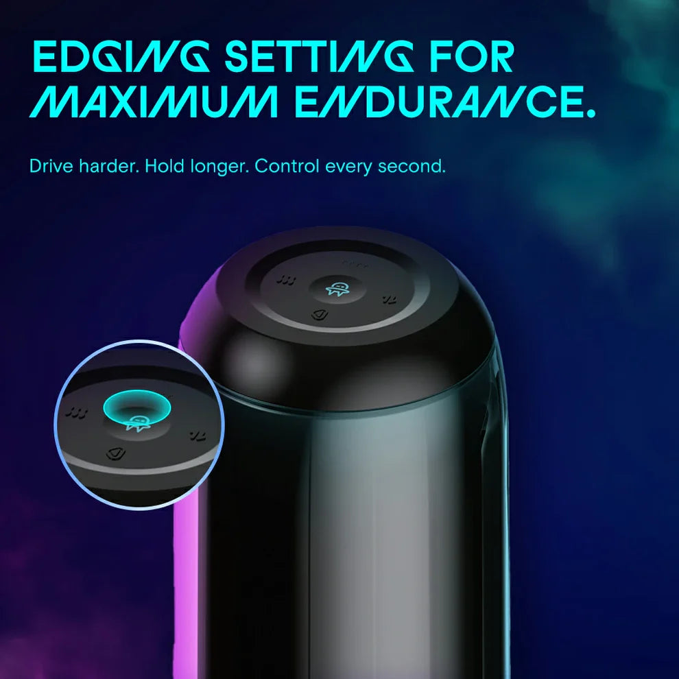 Cocoon Deluxe Throbbing Warming App Control Masturbator