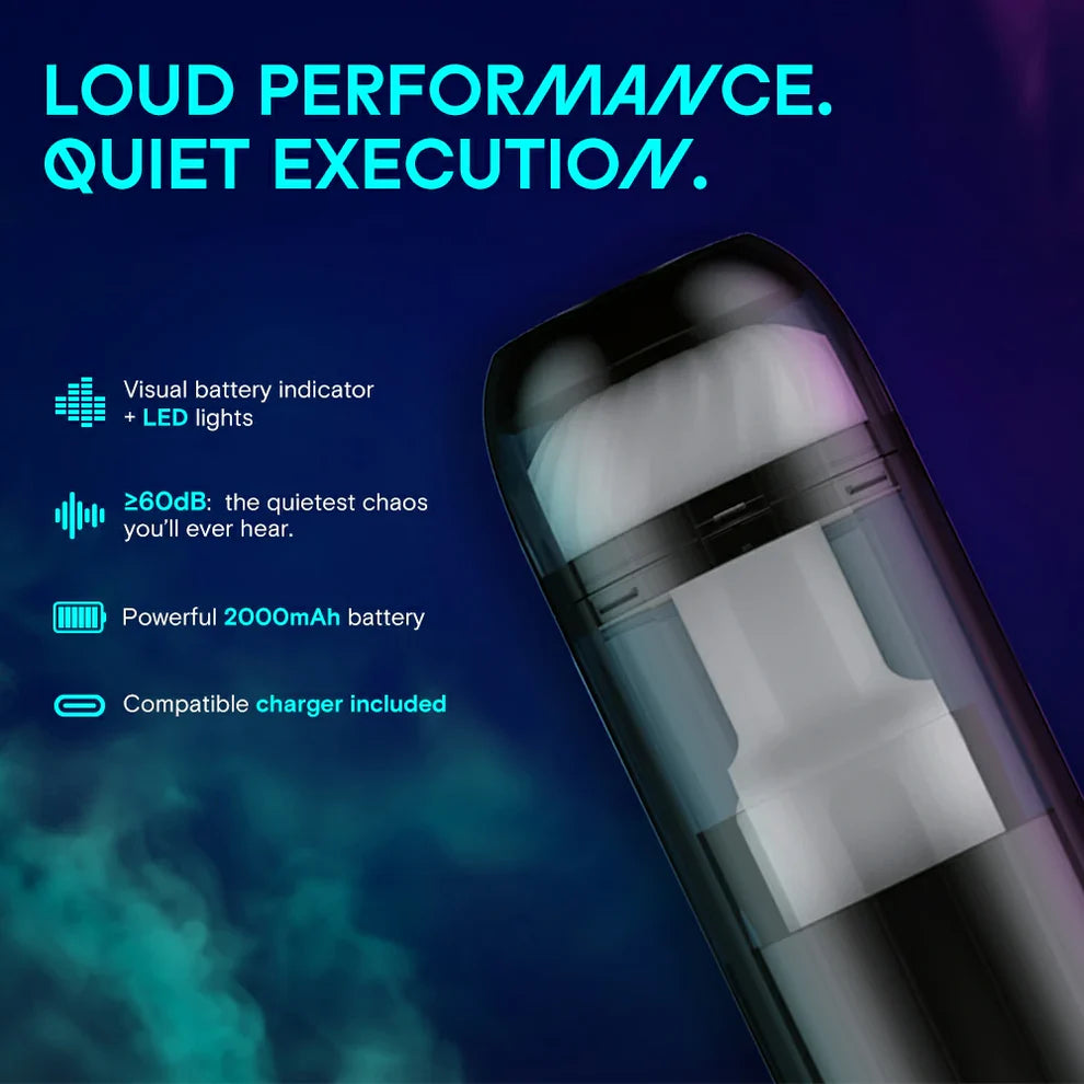 Cocoon Deluxe Throbbing Warming App Control Masturbator