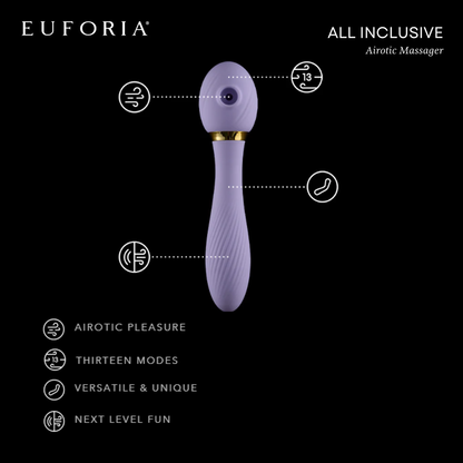 All Inclusive Air Vibe Purple features and controls