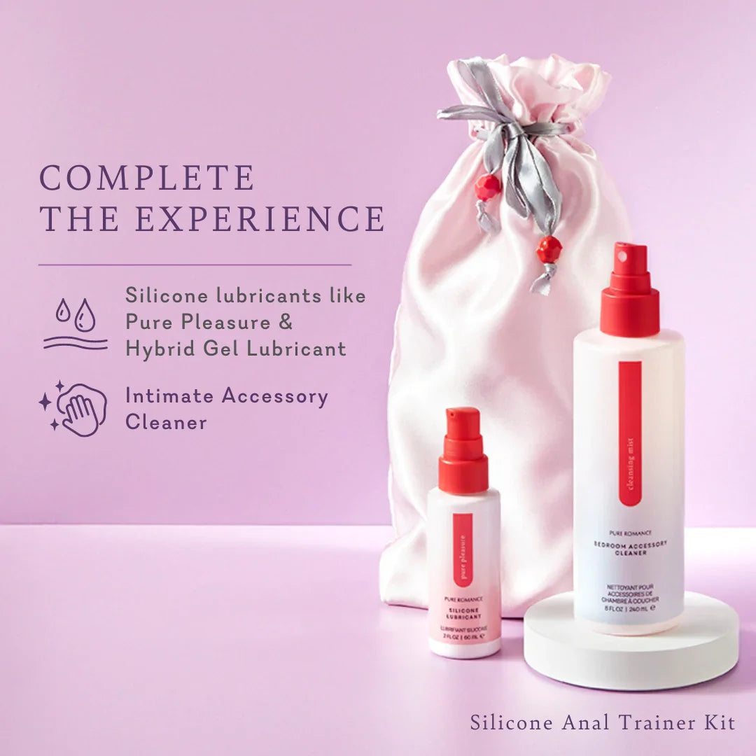 Complete the experience accessories for the Silicone Anal Trainer Kit
