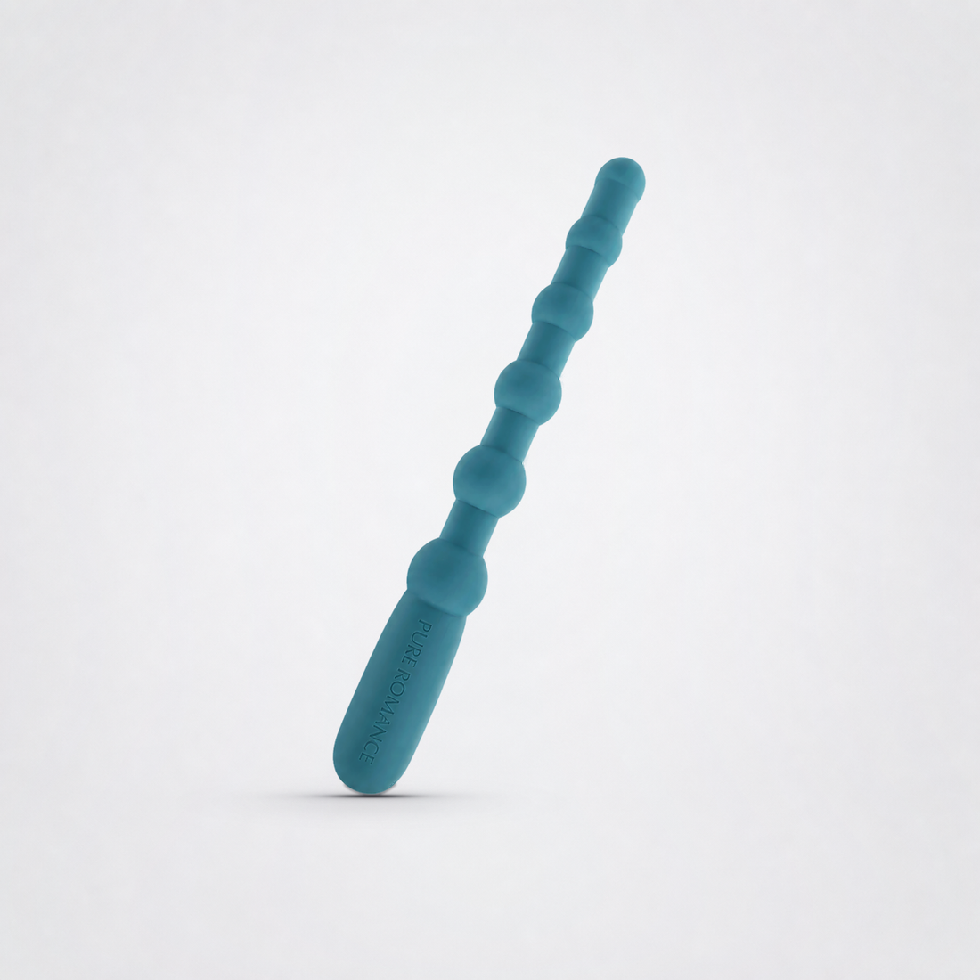 Back 9 vibrating silicone pleasure beaded wand on a light neutral studio background