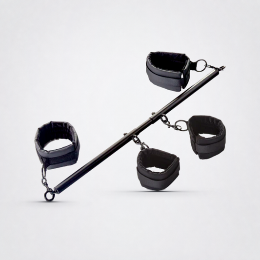 Bare It All Spreader Bar > Blowout Special Last one < on The Luv Coach approved neutral studio background