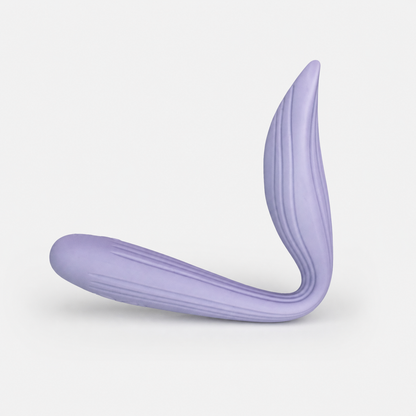 Bend the Rules flexible vibrator on a pale grey studio background
