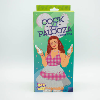 Cock-A-Palooza silicone dildo retail package front