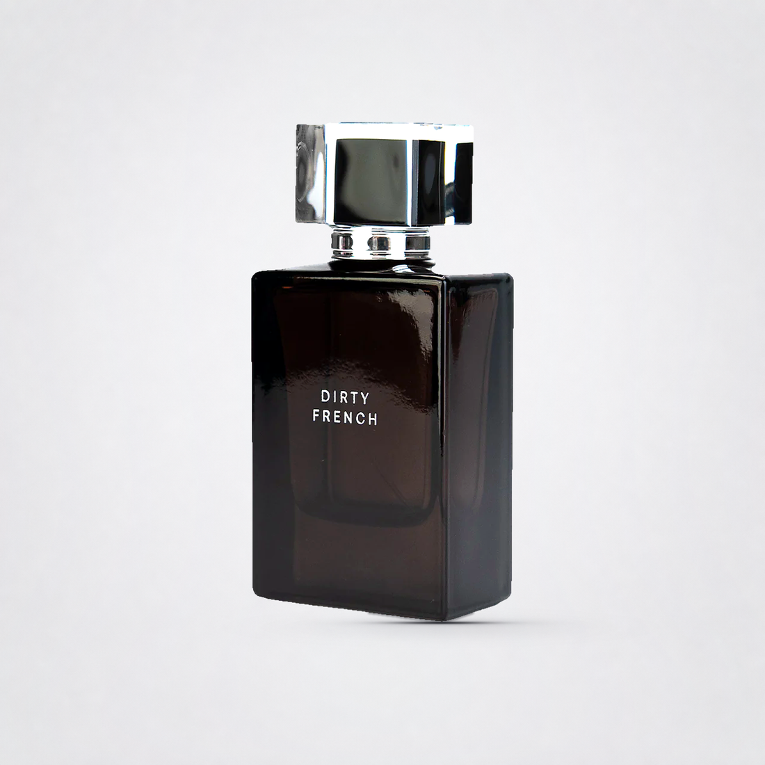Dirty French Perfume on The Luv Coach approved neutral studio background