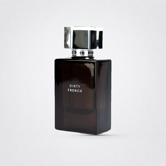 Dirty French Perfume on The Luv Coach approved neutral studio background