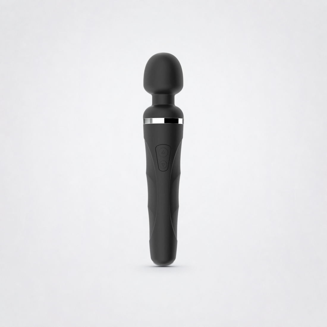 Domi 2 Bluetooth App Controlled Wand Vibrator for everyone on The Luv Coach approved neutral studio background