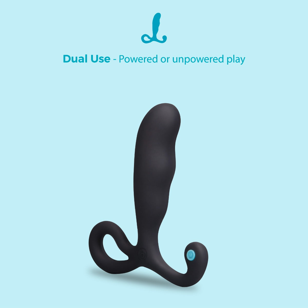 b-Vibe P-Spot Vibing | Black: Hands-free shape