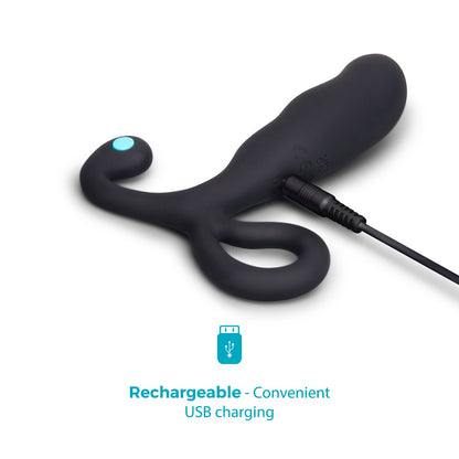 b-Vibe P-Spot Vibing | Black: USB charging detail